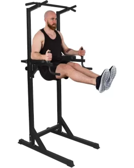 Fitness stand Adjustable Height Standing Pull Up Bar Dip Station for Home Gym Heavy Duty Holds Up to 660LBS