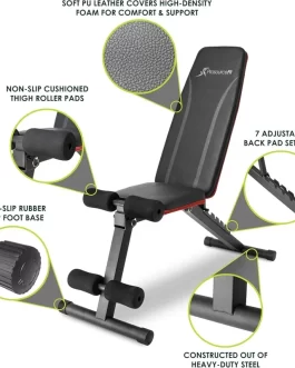 Foldable Utility Weight for Training and Full Workout Home Gym Fitness