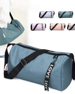 Multifunctional Duffel Bag Large Capacity Portable Yoga Sports Bag Multi-Pockets Gym Bag Lightweight for Swimming Hiking Camping