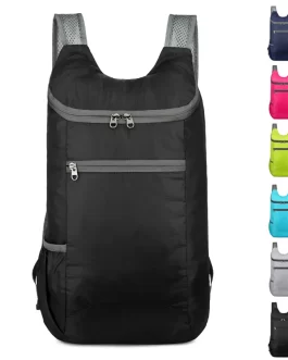 New Waterproof Backpack Portable Folding Bag Student Gym Bag Outdoor Large Capacity Movement Men Women Travel Bags Bag For Men