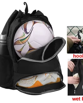 Drawstring Gym Bag Basketball Backpack for Men Sports Women School Boys Shoulder Swim Dry Wet Training Fitness Football Bags