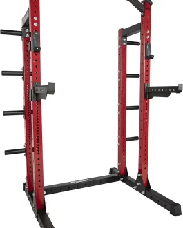 Fitness SF-SS1 1,000 Pound Capacity 3” x 3” Power Rack Squat Stand, Includes J-Hooks and Safety Spotter Arms, Optional