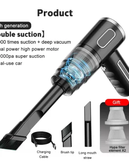 29000Pa Wireless Car Vacuum Cleaner Strong Suction Dust Catcher Cordless Handheld Wet Dry Vacuum Cleaner Air Duster For Car