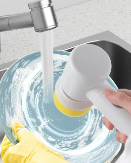 New Wireless Electric Cleaning Brush 5 in 1 Housework Kitchen Dishwashing Brush Bathtub Tile Professional Cleaning Brush