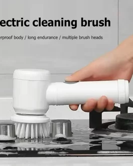 Bathroom Wash Brush Electric Cleaning Brush Kitchen Cleaning Tool Cleaner Sink 5-in-1 USB Type Bathtub Brush Handheld