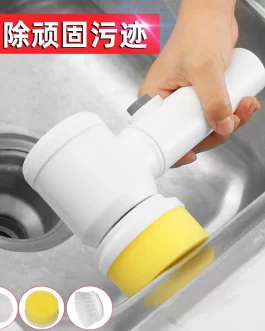 Electric Cleaning Brush for Kitchen Dish Washing, Automatic Pot Washer, Convenient Sponge Brush, Not Hurting